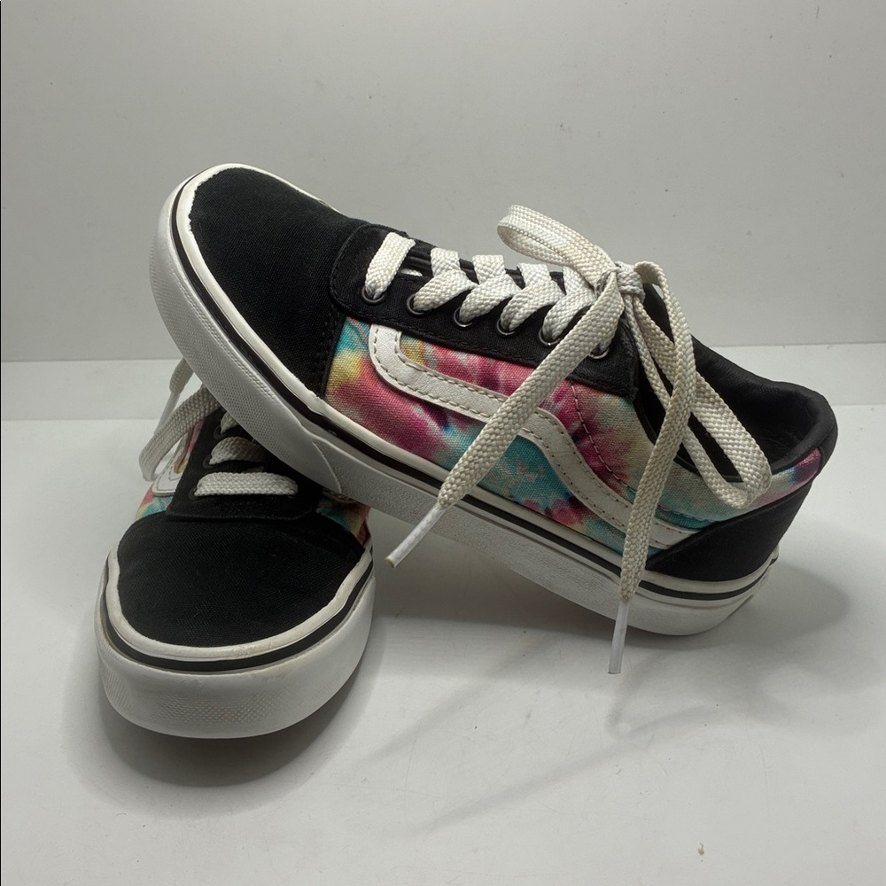 VANS KIDS MISSY SIZE 1 / TYE DYED DESIGN SNEAKER